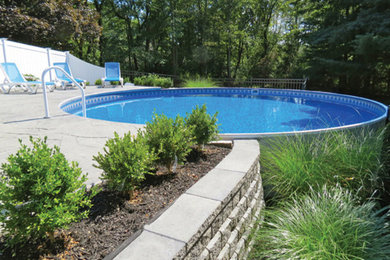 Photo of a modern swimming pool in Boston.