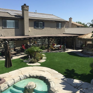 Rancho Cucamonga, CA Rear Yard Landscape - Space, Space and more Space