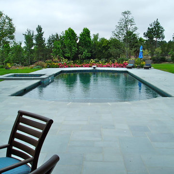 Rancho Santa Fe, Pool, Bluestone, Estate Driveway, Pool house