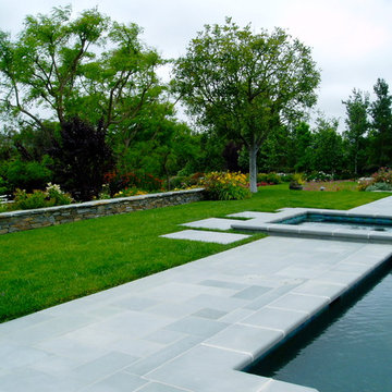 Rancho Santa Fe, Pool, Bluestone, Estate Driveway, Pool house