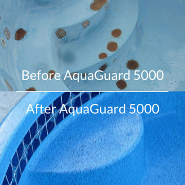 Residential Pool, before and after AquaGuard 5000