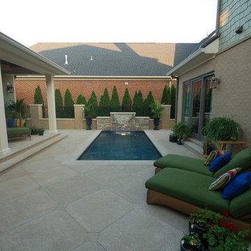 Residential - small patio pool