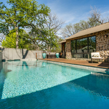 Resort style pool in Dallas