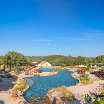 Resort Style Pool in Fredericksburg, TX