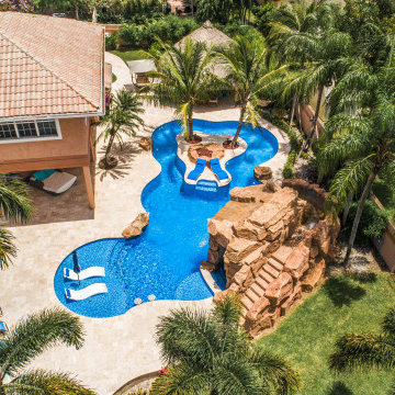 Resort Style Pool in Plantation, Florida