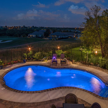 Resort-Style Pool Lighting - Omaha, Nebraska