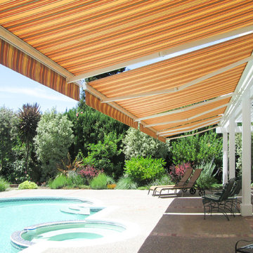 Retractable Awnings - Poolside Shading
