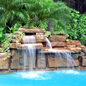 RicoRock Swimming Pool Waterfall