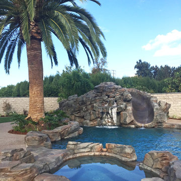 Rock Pool and Built in BBQ in Chino