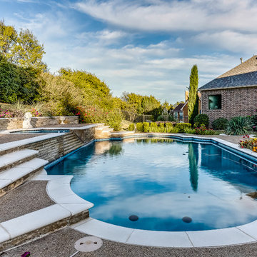Roman Style Hobert Pool in Fairview, Texas