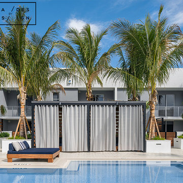 Rooftop Poolside Upholstery and Outdoor Curtains