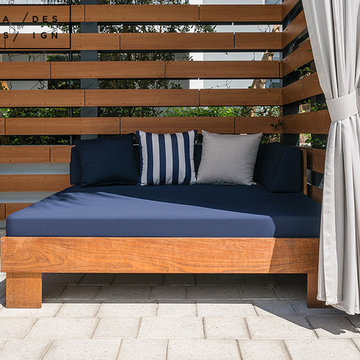 Rooftop Poolside Upholstery and Outdoor Curtains