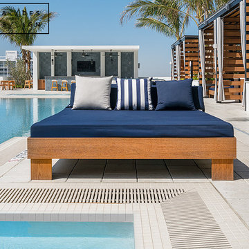 Rooftop Poolside Upholstery and Outdoor Curtains