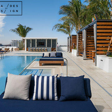 Rooftop Poolside Upholstery and Outdoor Curtains
