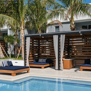 Rooftop Poolside Upholstery and Outdoor Curtains