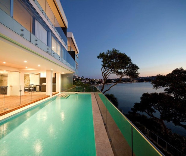 Modern Pool by Horizon - Residential & Commercial Builders