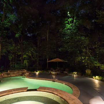 Roswell, GA House and Pool Lighting Project