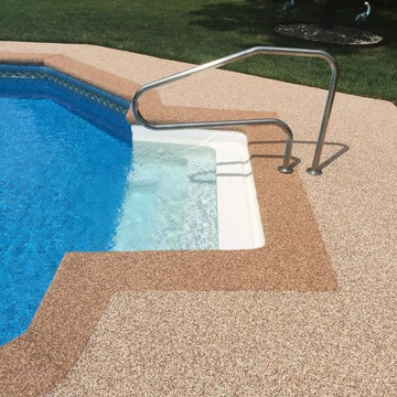 Rubber Pool Deck