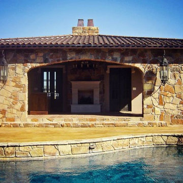 Rustic Pool House