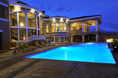 Example of a tuscan pool design in Salt Lake City