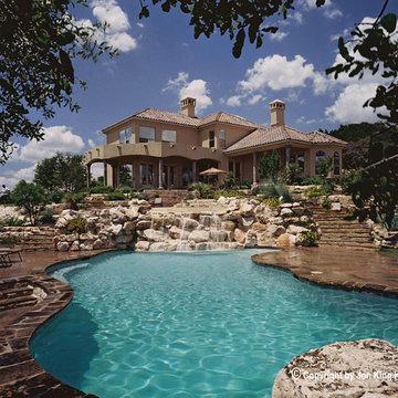 San Antonio Multi-Level Pool/Spa/Landscape