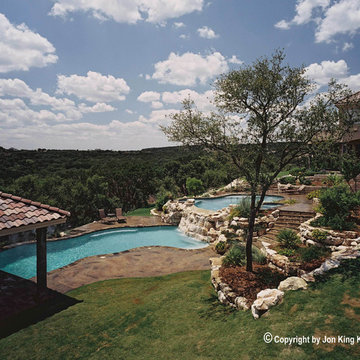 San Antonio Multi-Level Pool/Spa/Landscape