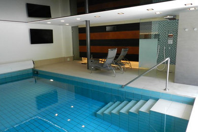 Example of a trendy pool design in Frankfurt