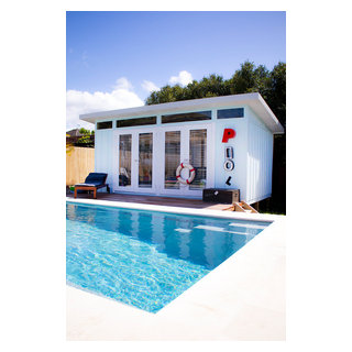 Scott & Berni’s Summer-Ready Pool Cabana - Stile Marinaro - Piscina ...