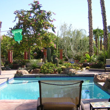 Scottsdale, Arizona Southwestern Style Pool Outdoor Living