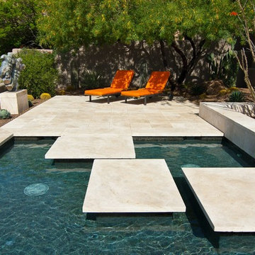 Scottsdale Estate Floating Tile Pool