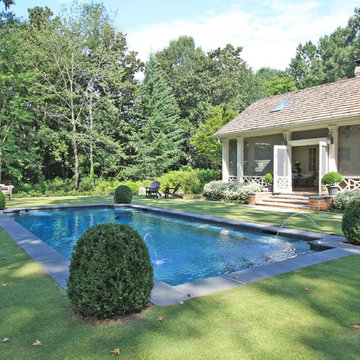Screened porch and pool