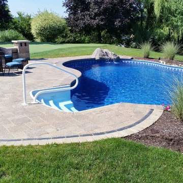 Semi-Inground Pool