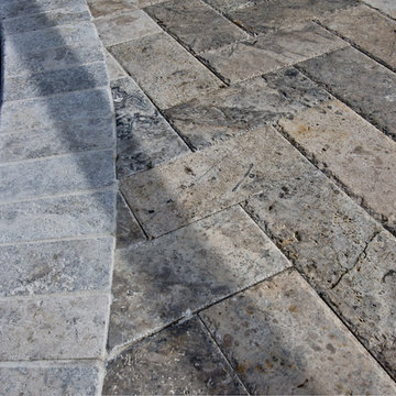 Silver Travertine Pavers
