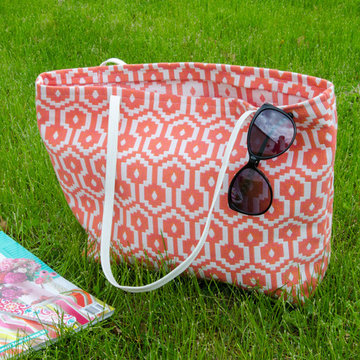 Simple Sew Tote Bag with Vinyl Straps