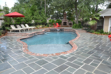 Inspiration for a timeless pool remodel in Dallas