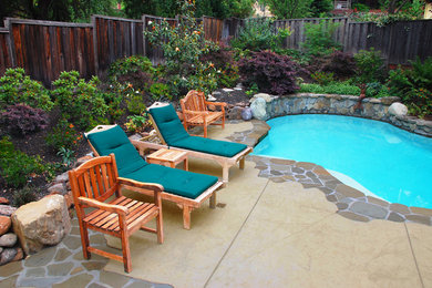 Small Backyard with Pool Area