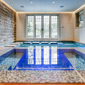 Small Indoor Pool Gets a Total Makeover