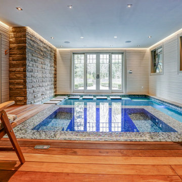 Small Indoor Pool Gets a Total Makeover
