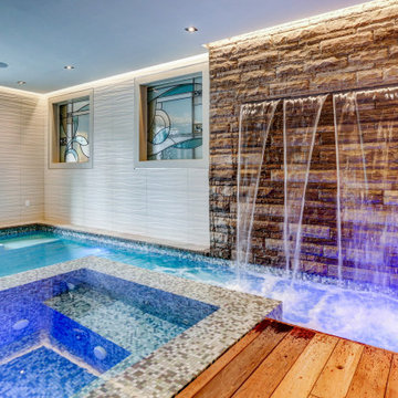Small Indoor Pool Gets a Total Makeover