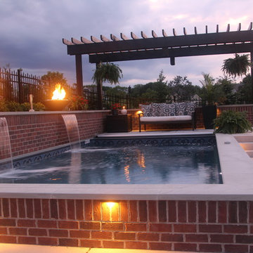 Small Watershape and Entertaining Area