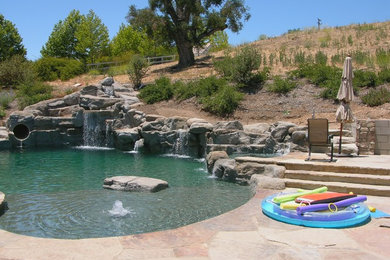 Inspiration for a timeless pool remodel in Santa Barbara