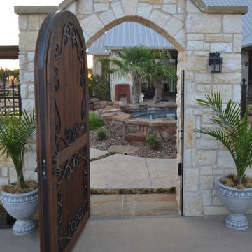 Southwestern Tropical Pool & Spa in Parker County