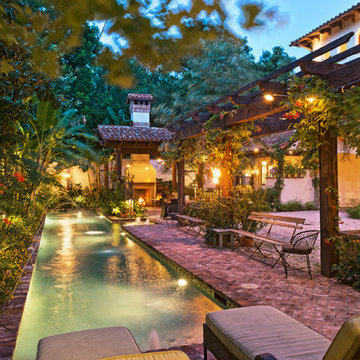 Spanish Colonial Custom New Home, River Oaks