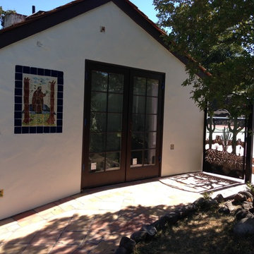 Spanish Style Pool House Rebuild in Diablo California - in progress