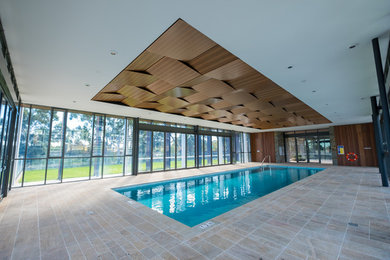Photo of a contemporary swimming pool in Perth.