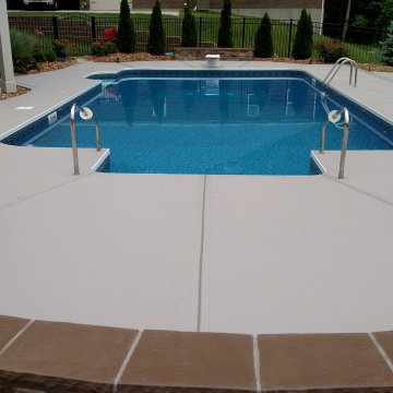 Stained Pool Deck