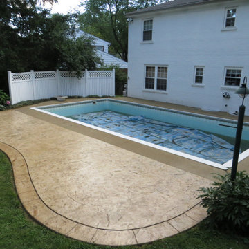 Stained Pool Deck