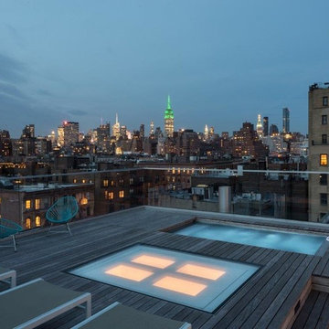 Stainless Steel Rooftop Swim Spa