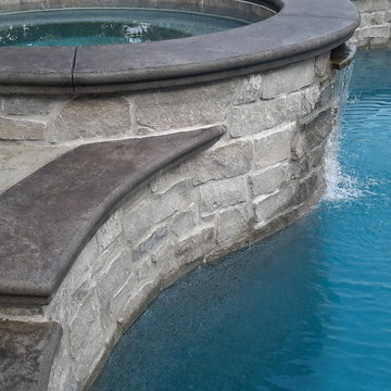 Stamped Pool Deck & Coping
