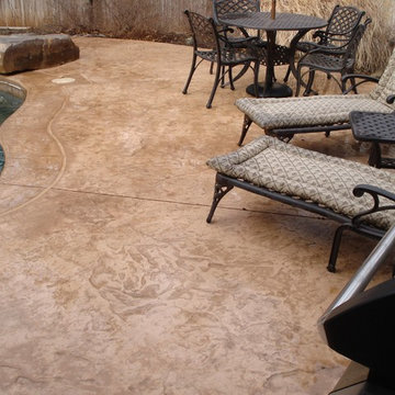 Stamped/Stained Pool Deck